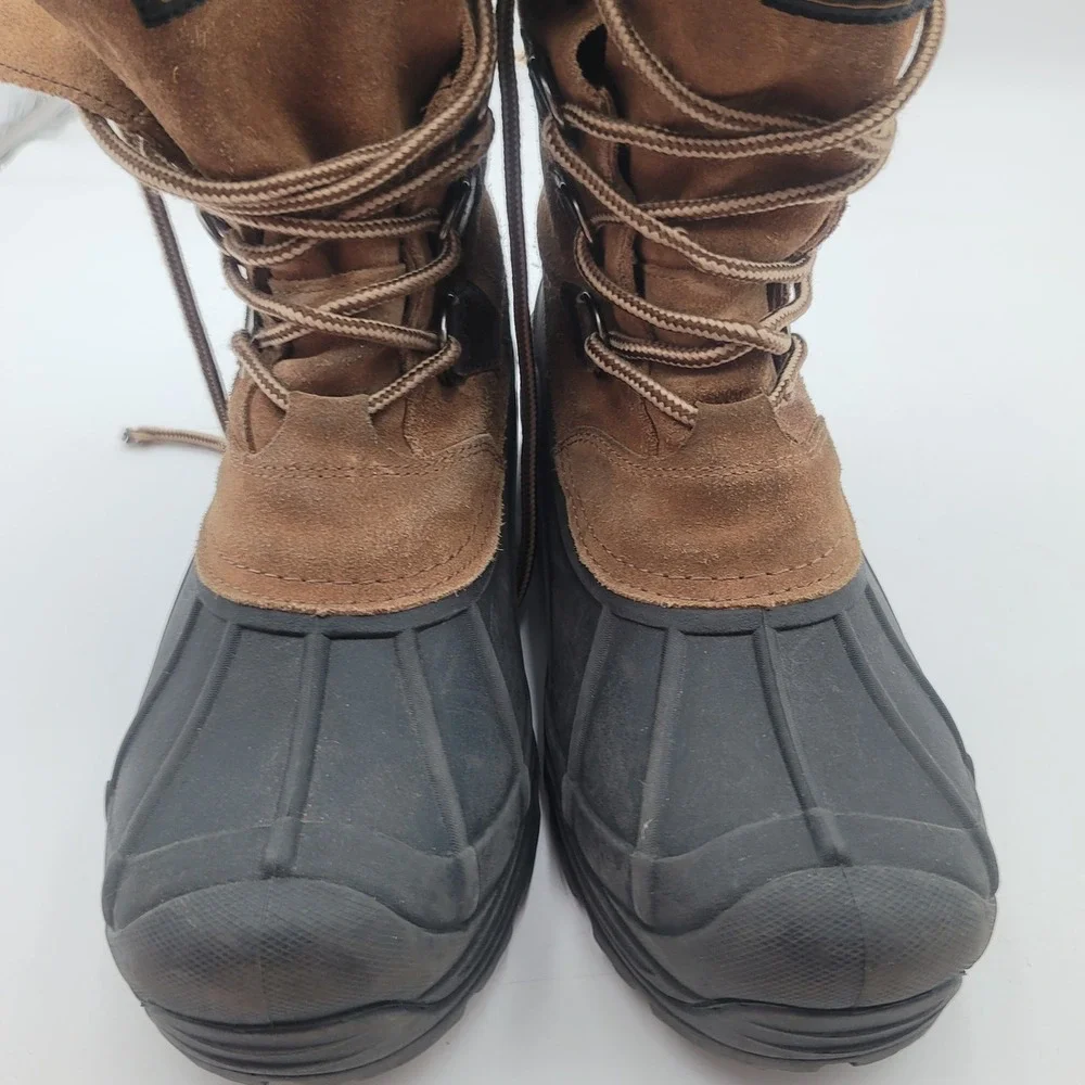 Coleman Adam Mens Brown Suede Insulated Winter Duck Hunting Boots Size 10M 74892